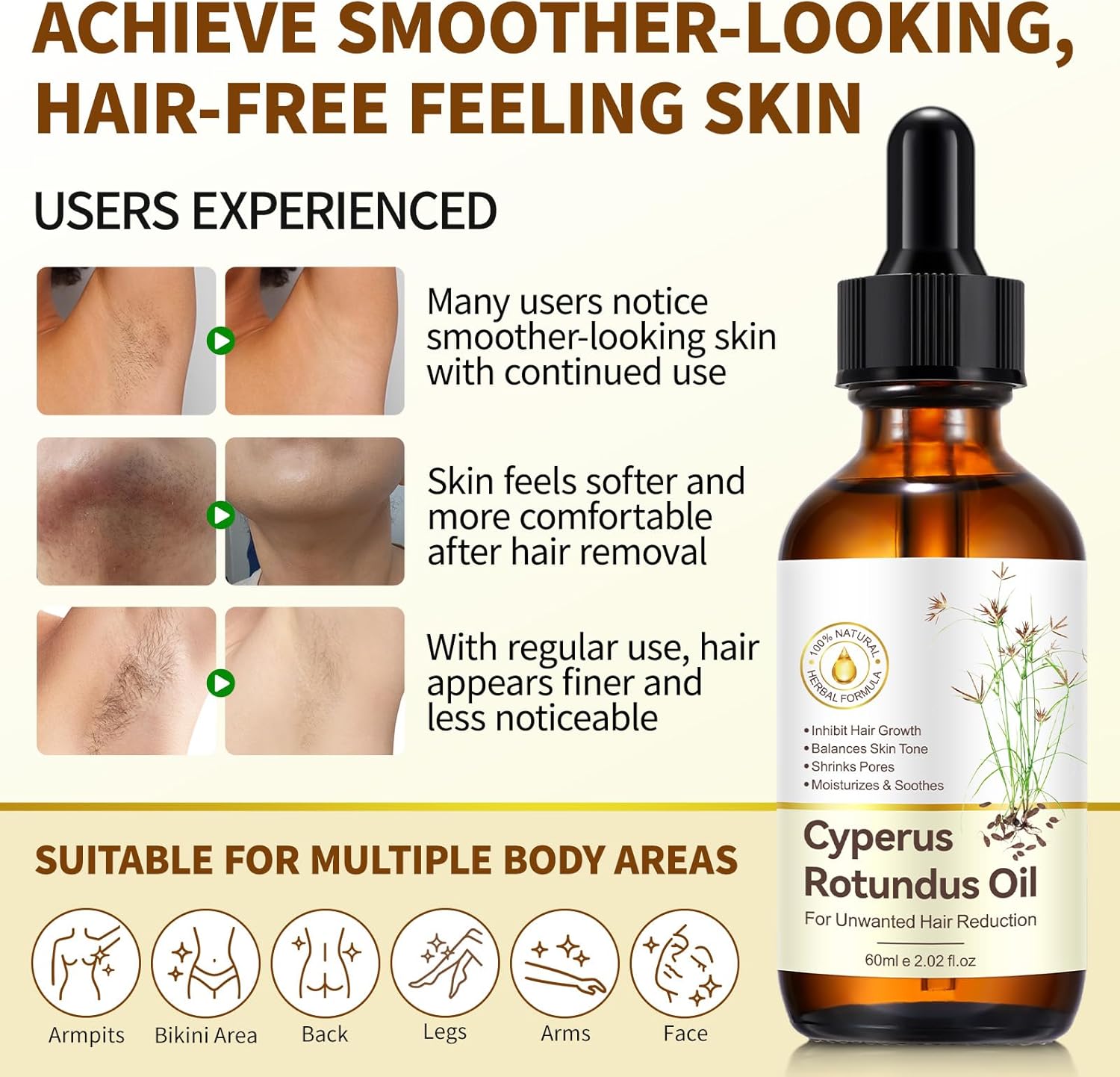 Cyperus Rotundus Oil for Hair Growth Reduction - Image 4