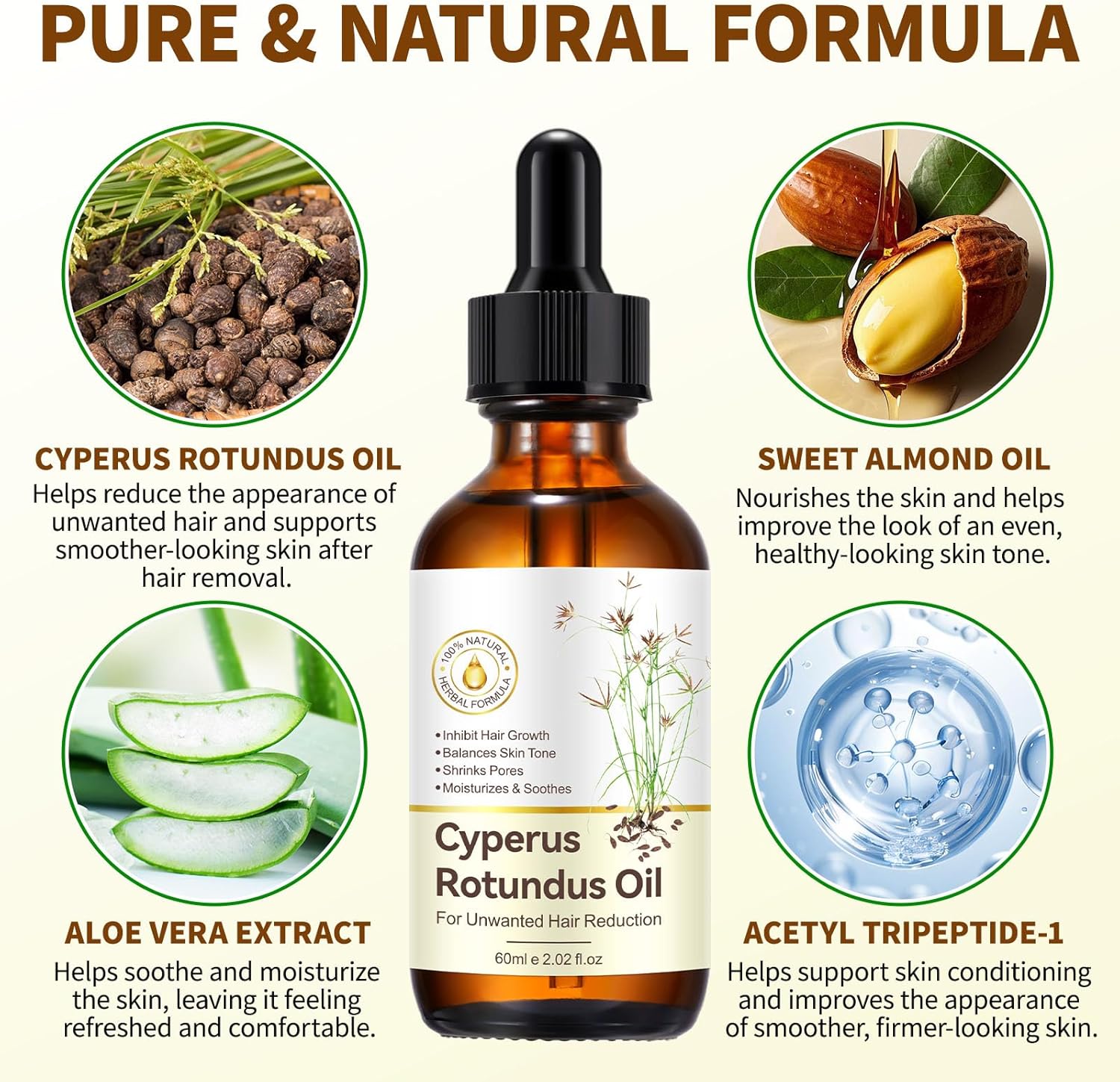 Cyperus Rotundus Oil for Hair Growth Reduction - Image 3